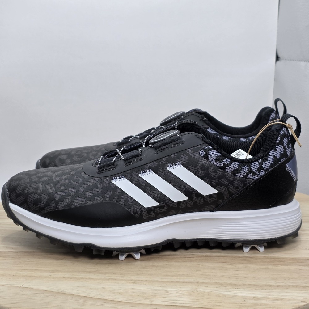 Women's Size 7 - Adidas Black Cloud‎ White S2G BOA Waterproof Golf Shoes GV9436